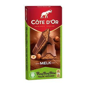 Cote D'Or Bon Bon Bloc Praline Noisette (200g)