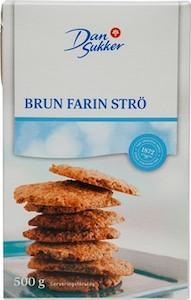 Dan Sukker Brun Farin Strö (500g)