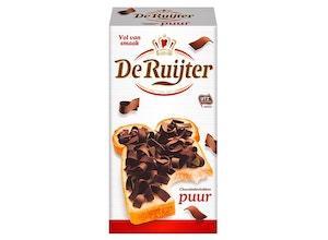 De Ruijter Echte Chocoladevlokken Puur (300g)