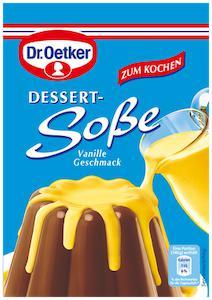 Dr. Oetker Dessert Soße mit Vanille Geschmack Zum Kochen (3 x 17g)