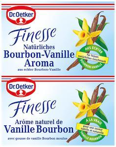 Dr. Oetker Finesse Bourbon- Vanille Aroma (2 x 5g)