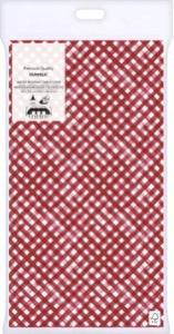 Duni Dunisilk Tablecover 138 x 220 cm Red Checks