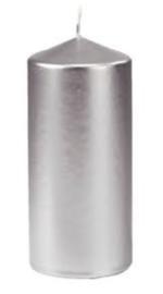 Duni Pillar Candle Silver 70x150mm