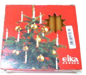 Eika Kerzen Weihnachtskerzen 20 Stuck - Nature (210g)