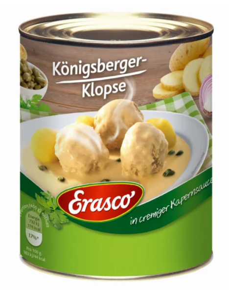 Erasco Konigsberger Klopse in cremiger Kapernsauce (800g)