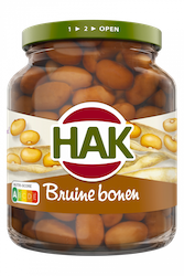 Hak Brown Beans In Glass (710g)