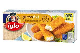 Iglo 12 Fischstäbchen Glutenfrei (360g) BB : 01 SEP 2026