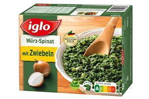 Iglo Wurz-Spinat Mit Zwiebeln (500g)