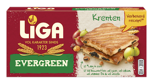 LiGa Evergreen Krenten Biscuits 6x2 Koekjes (225g)