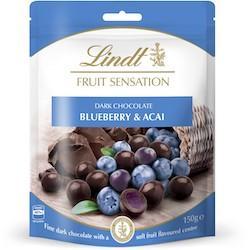 Lindt Fruit Sensation Dark Chocolate Blueberry & Acai (150g)