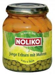 Noliko Junge Erbsen mit Möhren fein (680g)