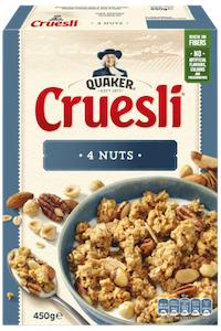 Quaker Cruesli 4 Nuts (450g)