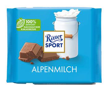 Ritter Sport Alpenmilch-Schokolade (100g)