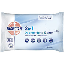 Sagrotan 2in1 Desinfektions-Tücher (150g)