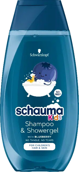 Schwarzkopf Schauma Shampoo & Waschgel Kids Blaubeere (250ml)