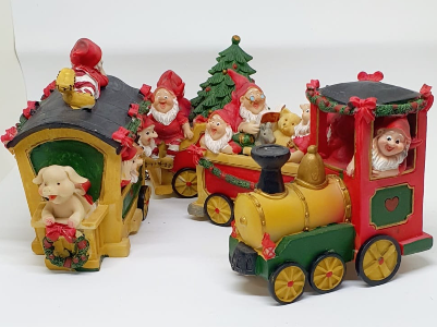 Poly Christmas train – 7X38CM, 1/BOX