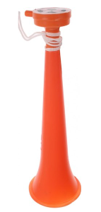 Toeter Dubbel Geluid Oranje 28x9cm
