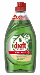 Dreft Platinum Quickwash Afwasmiddel Orginal (350ml)