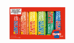 Tony's Chocolonely Proeverijtje Klein 6 Reepjes 1 Stuk (47/50g)