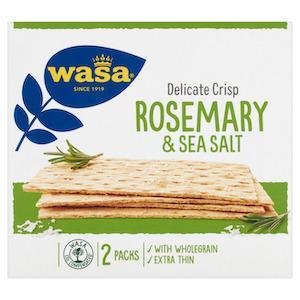 Wasa Delicate Thin Crisp Rosemary & Salt (190g)