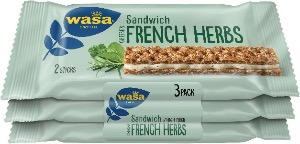 Wasa Sandwich Cheese & French Herbs 3x30g (90g)